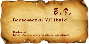 Borsoveczky Vilibald névjegykártya